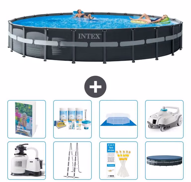 Ultra XTR Pool Rund - 732x132 cm - Set da 7 pezzi, modello S658