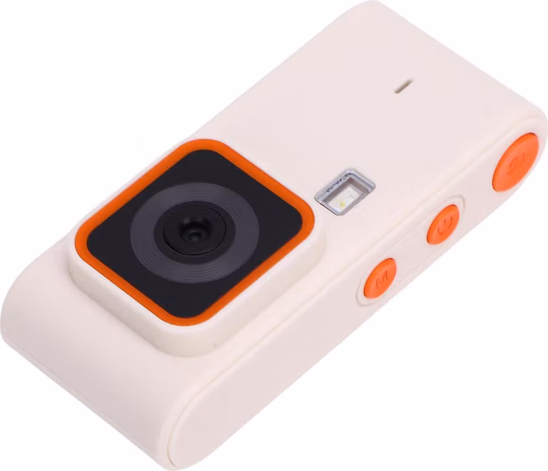 Telecamera CCD Retro 1080P Digital Portable Travel Vlog AF Autofocus per Ragazzi Ragazze Adolescenti Principianti Bianco