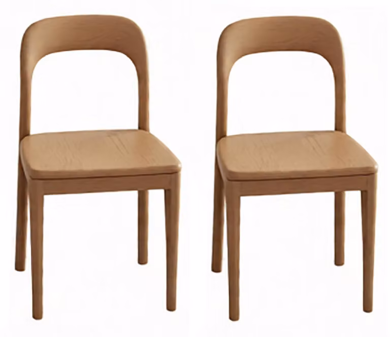 Set da pranzo moderno in legno, stile elegante, con 2 sedie, colore marrone