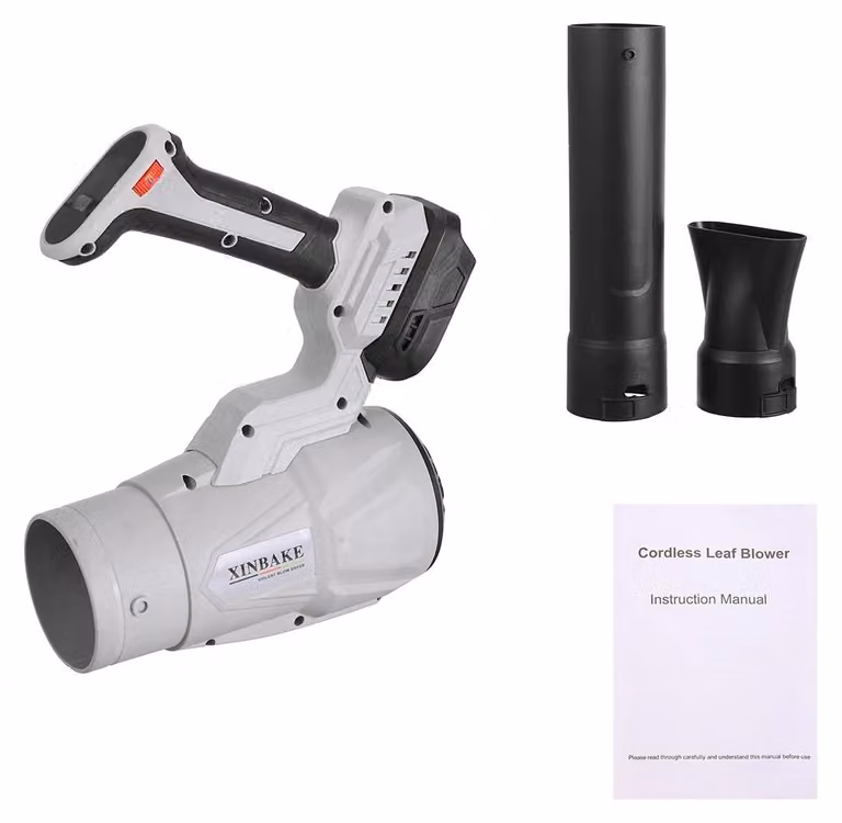 Soffiatore a batteria - Soffiatore a batteria - Motore brushless - Elevata potenza - Adatto per foglie, neve e polvere - Compatibile con batterie Makita - Senza batteria