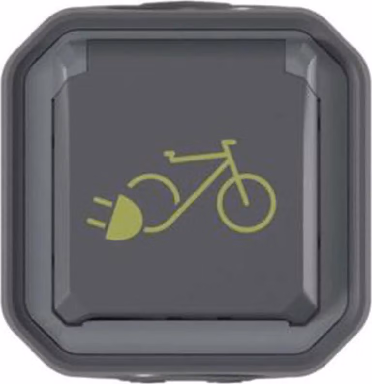 Legrand Plexo New Presa con contatto di protezione per ambienti umidi, simbolo bicicletta, 1 pz.