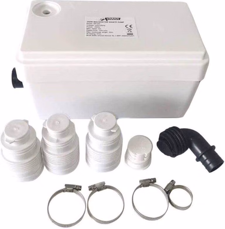 Bc-elec - MP250 Pompa per acque reflue 250W Unità di sollevamento per doccia, lavabo, vasca da bagno, lavatrice o lavastoviglie
