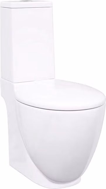 Vaso WC in Ceramica con Scarico Dietro Bianco CFW3879780