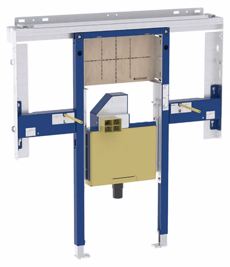 Elément Geberit Duofix pour lavabos ONE, saillie réduite, batterie murale, hauteur du local, siphon rotatif encastré, avec clou encastré, 111.083.00.2, 111.083.00.2
