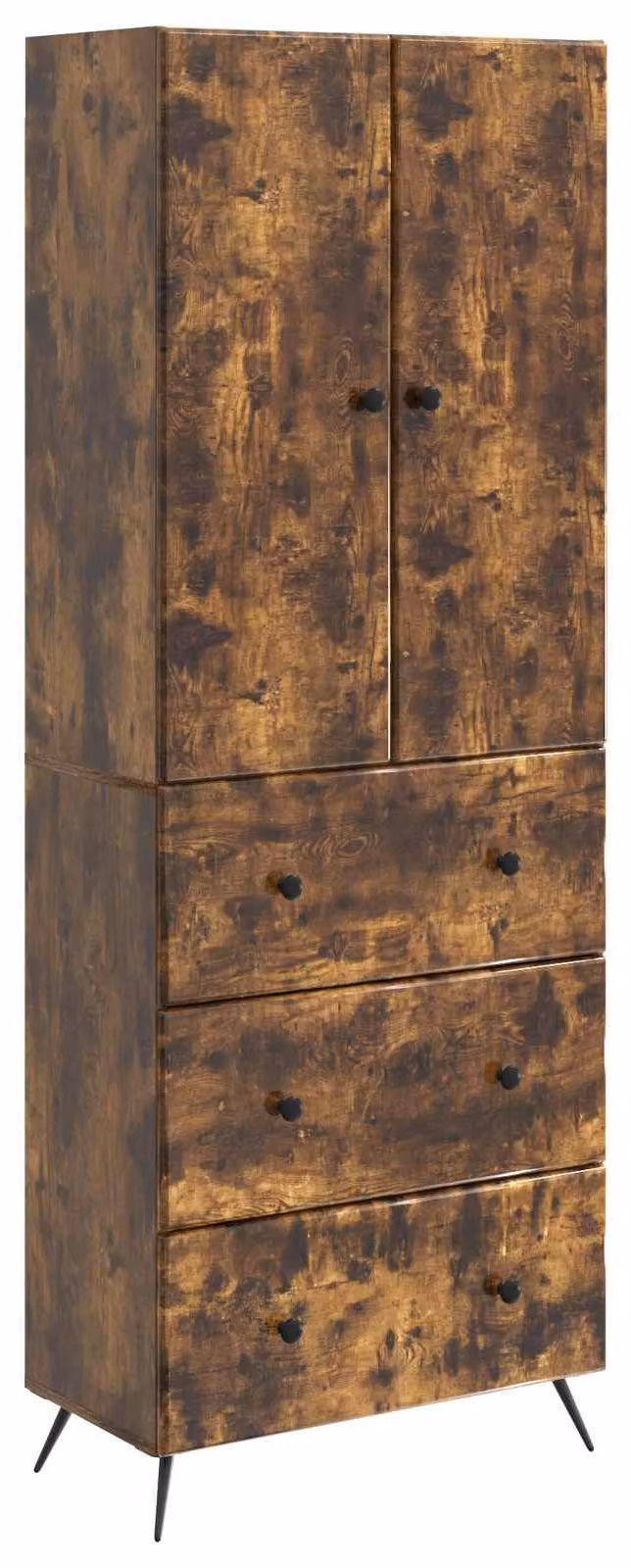Set di armadi 2 pcs Rovere Fumo 66 x 34,5 x 90 cm