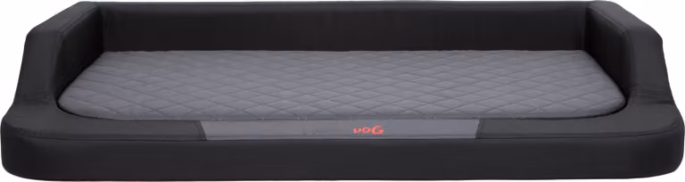 Cuscino per cani Cesto per cani Divano per cani Ortopedico per cani da compagnia Lavabile - Medico Standard - 94 x 62 x 15 cm [taglia: XL] - Nero con grigio