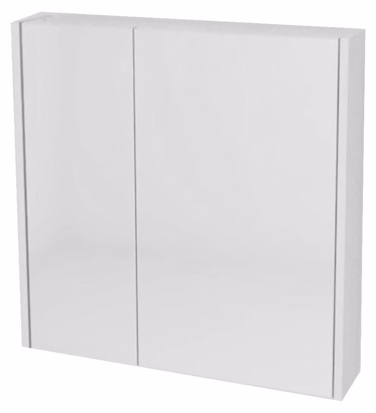Kolpa BELLA, mobile contenitore con specchio, modello TOB 70, colore bianco