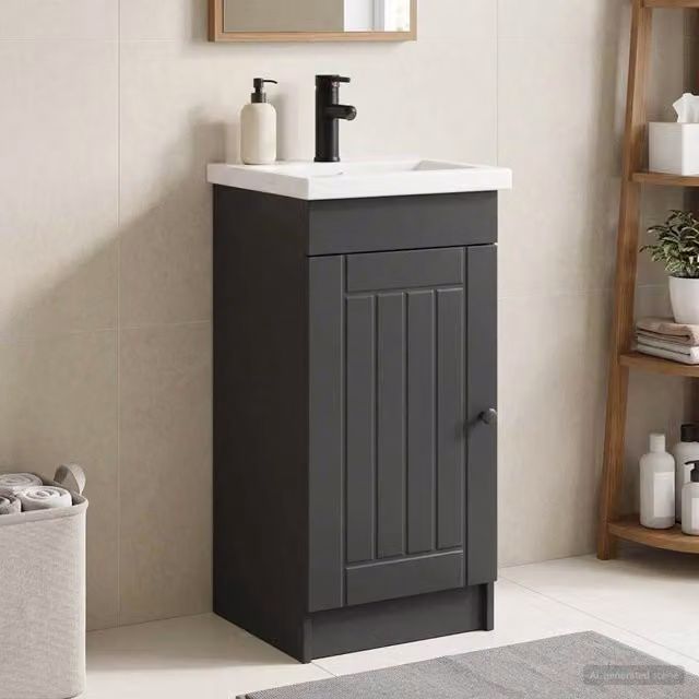 Mobile da bagno con lavabo Nero 42 x 40 x 84,5 cm 890025