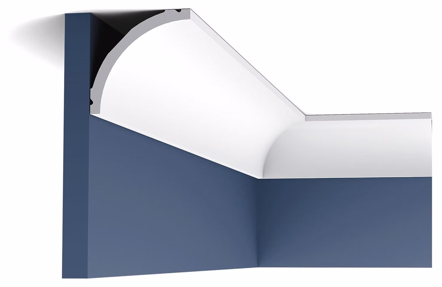 Orac Decor C240 Luxxus Profilo decorativo a stucco Profilo decorativo a soffitto Cornice a stucco Profilo decorativo a parete Profilo decorativo ad angolo | 2 metri