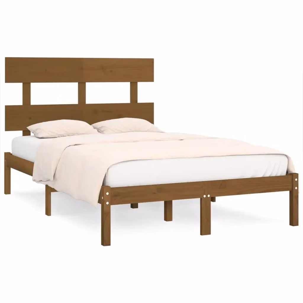 Giroletto Ambra in Legno di Pino Massello Marrone L/P/H: 200 x 200 x 31 cm – 2