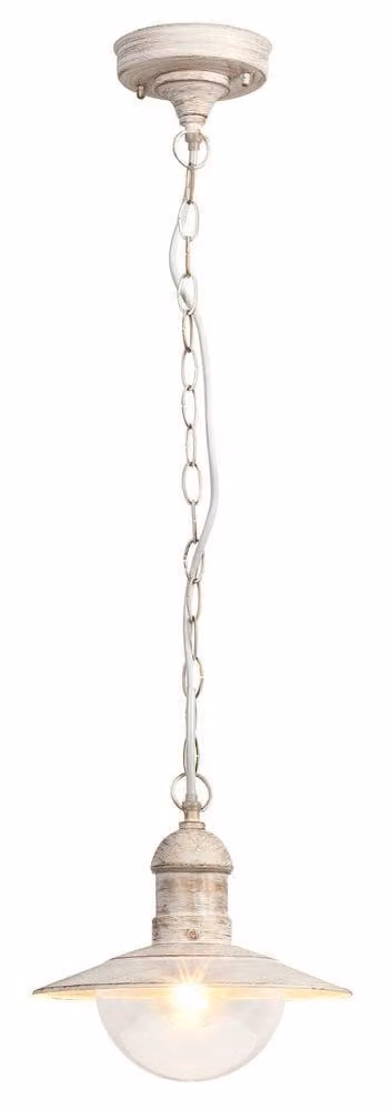 Lampada a sospensione provenzale 1xE27 Oslo bianco antico 8740 Rabalux