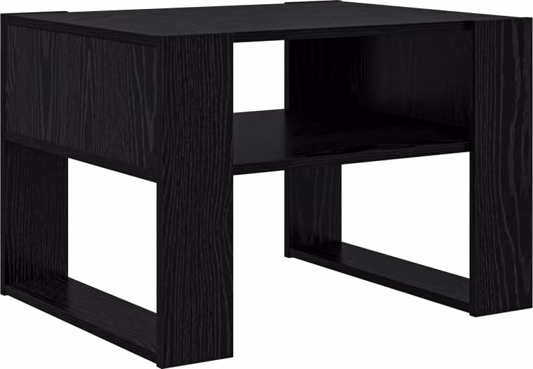 Tavolino da salotto Rovere Nero 66 x 53 x 45 cm
