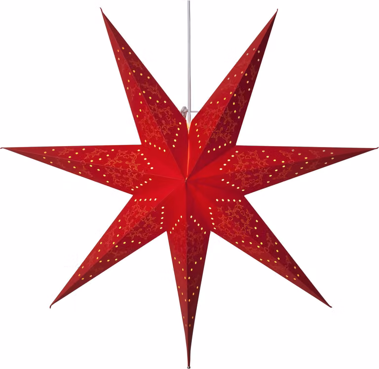 Stella di carta "Sensy Star 70", rossa