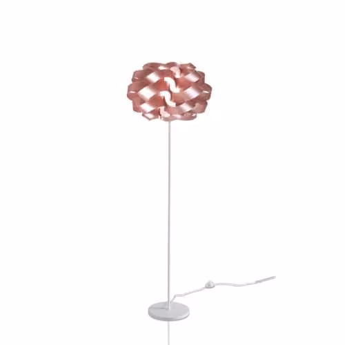 Piantana Moderna Polilux ® Rame E Metallo 1 Luce E27