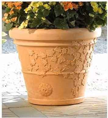 Vaso in resina per piante da esterno rotazionale 100 cm vite bama