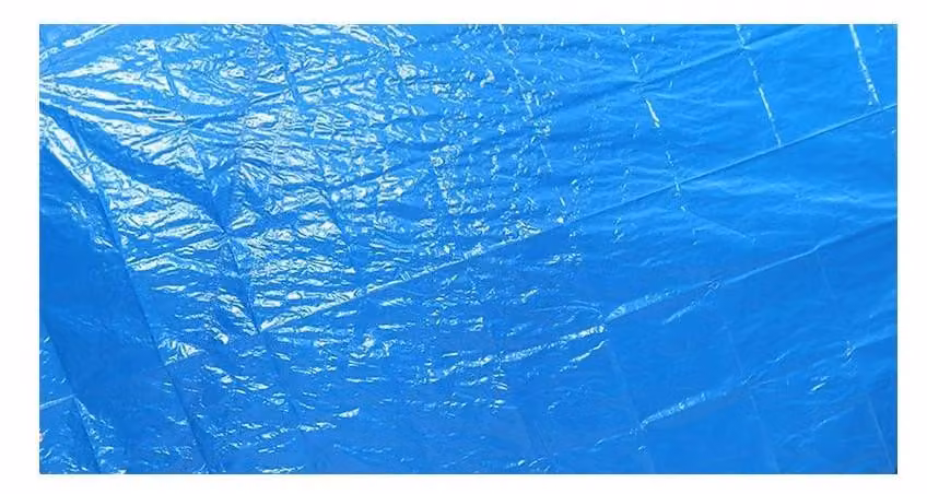 Copertura rettangolare per piscina, dimensioni 260 x 170 cm, con corda