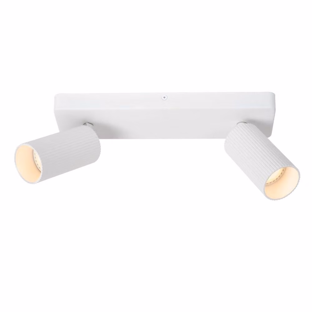 Lampada da soffitto due faretti bianchi CLUBS 2xGU10 40W Lucide