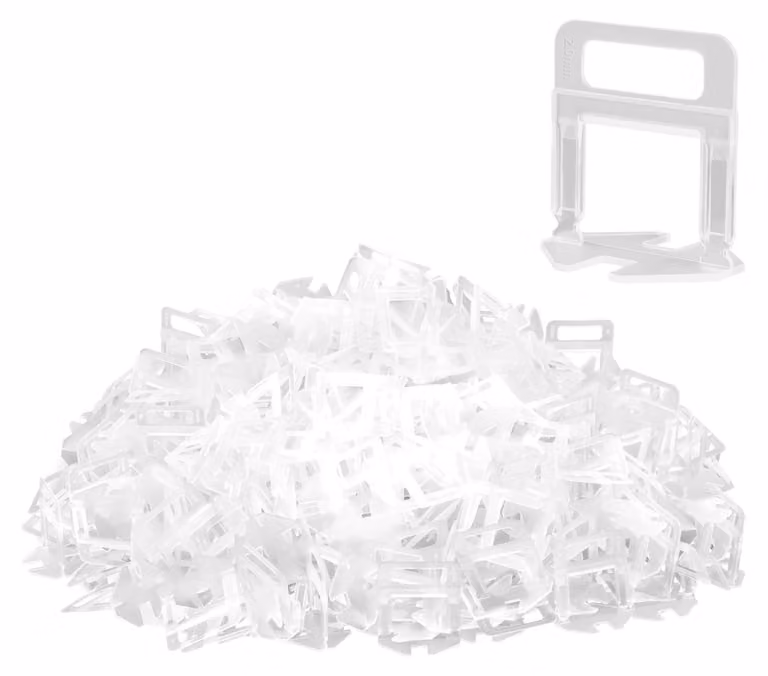 Piastrelle di livellamento da 2 mm con 300 clip per piastrelle