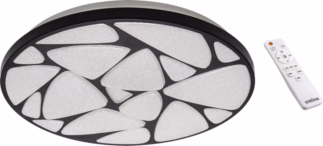 Strühm 03726 Lampada da parete e soffitto «MINERAL LED C» dimmerabile, luminosità regolabile tramite telecomando, IP44