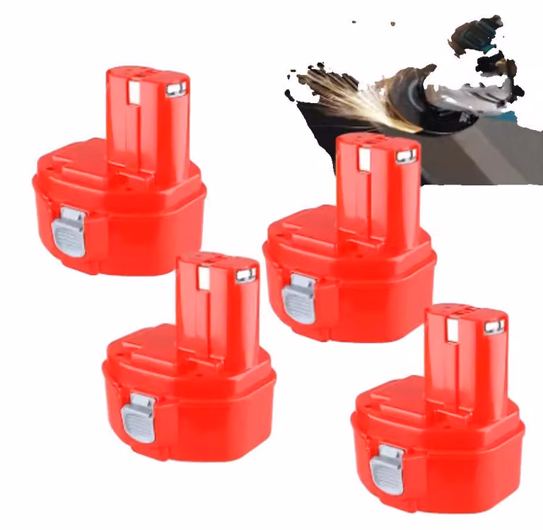Batteria per utensili, 14,4V, capacità 9800mAh, modello PA14 6.8AH - confezione da 4 pezzi