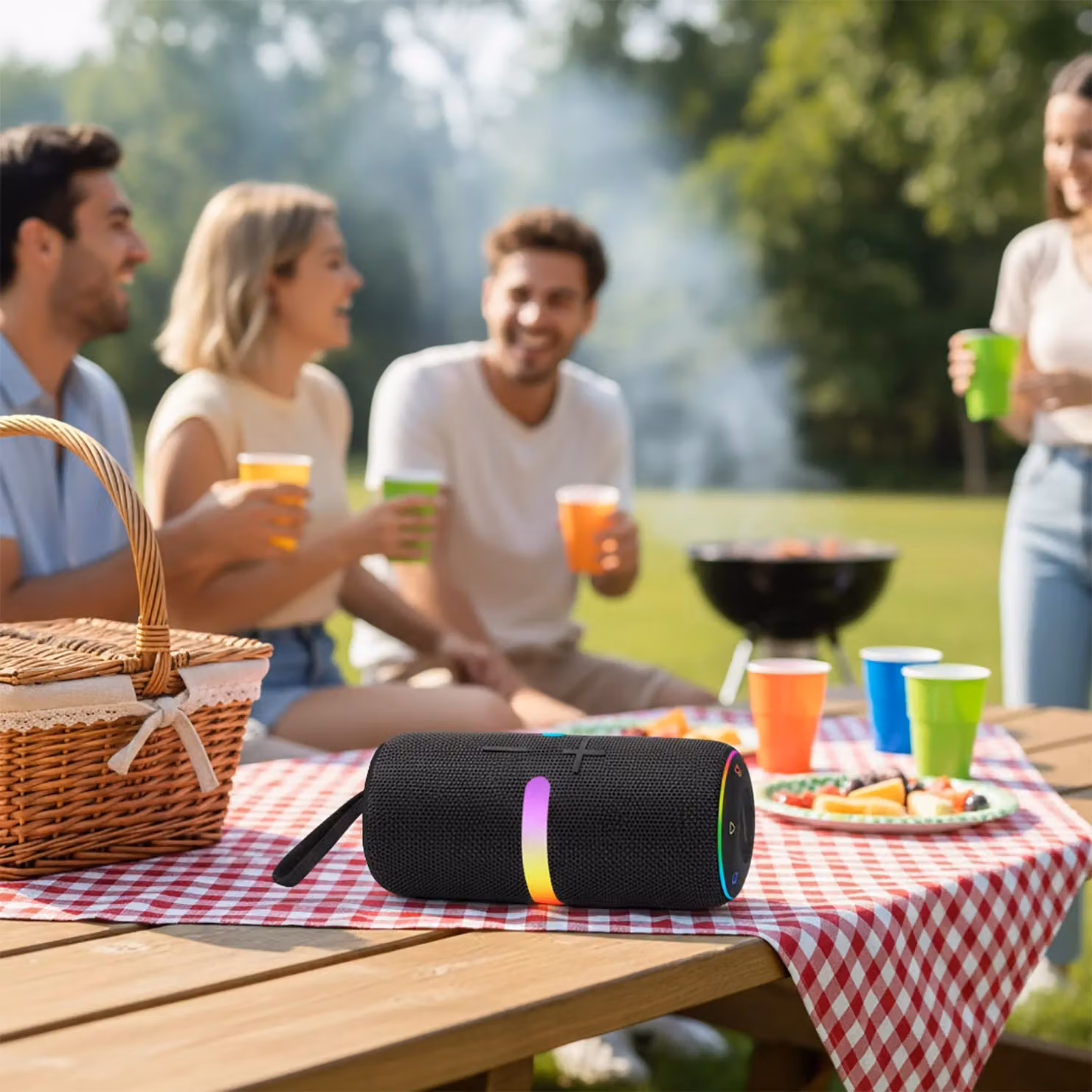Cassa Bluetooth Wireless Dictrolux DLX0032 con LED e connessione USB-C – 2