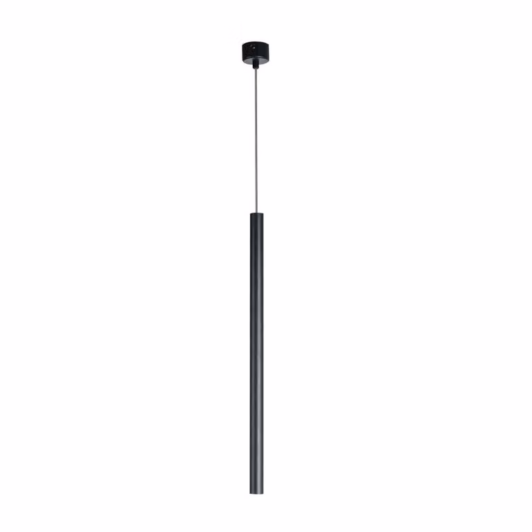 Lampada a sospensione Lungo nera 1xG9x5W in metallo, dimensioni: 150x5x5 cm, IP20, Light Prestige