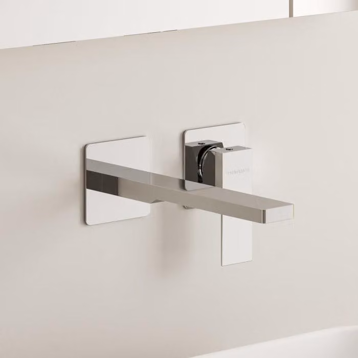 Kronenbach Quara 3.0: Miscelatore monocomando da parete per lavabo, con sporgenza di 20 cm