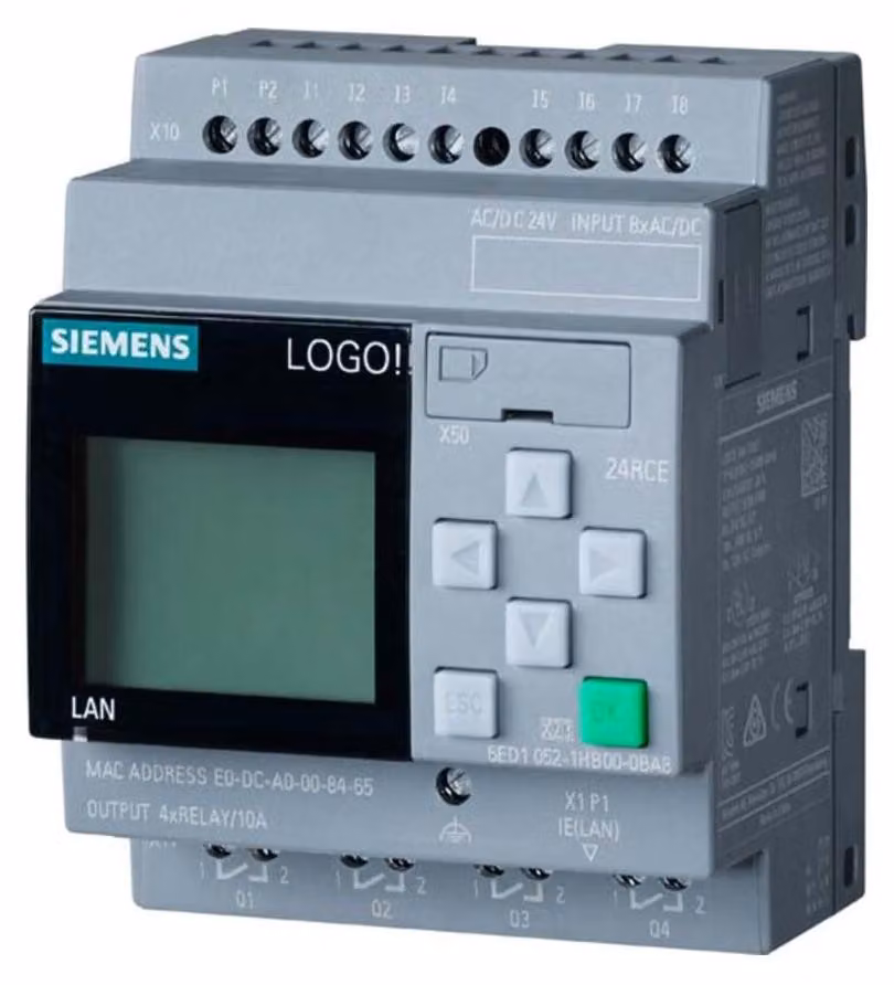 Siemens LOGO! 24 RCE6ED1052-1HB08-0BA2Logo 8.4 (6ED10521HB080BA2)