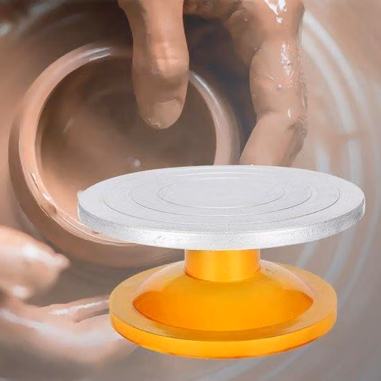 Tavola girevole in plastica per la modellazione dell'argilla - Carrello di trasporto per lavori di scultura - Strumenti per la modellazione - Carrello di trasporto per l'argilla - Carrello di trasporto per la Vetroceramica