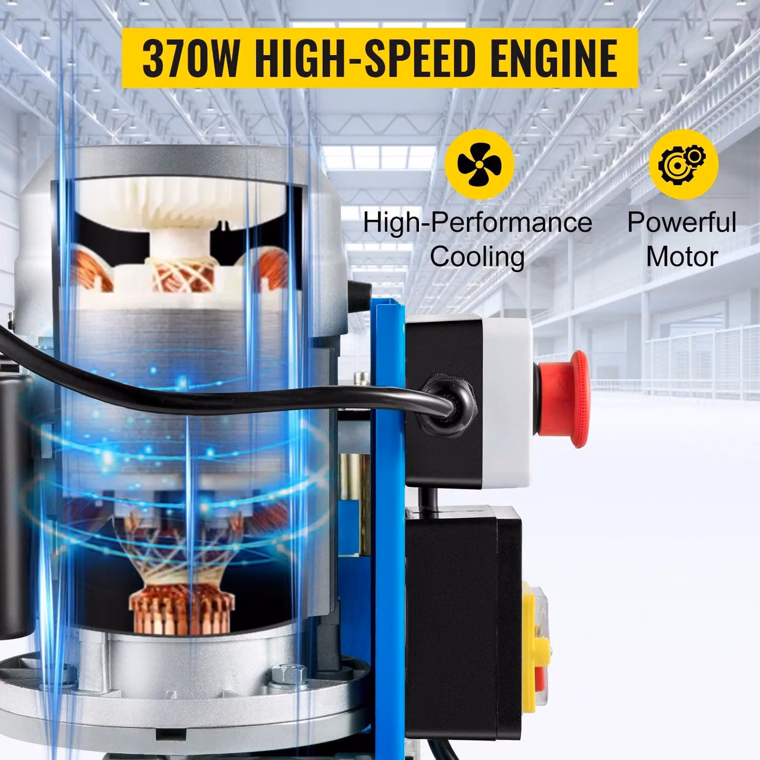 Macchina automatica per la rimozione dell'isolamento dei cavi, dotata di un motore da 370W e di 11 canali regolabili, per un efficiente riutilizzo dei fili