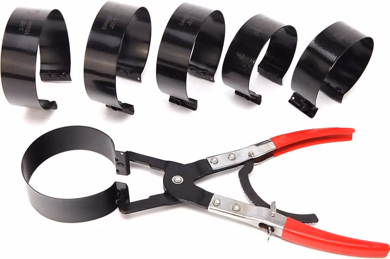Set di pinze per il montaggio delle fasce elastiche 73 - 111 mm