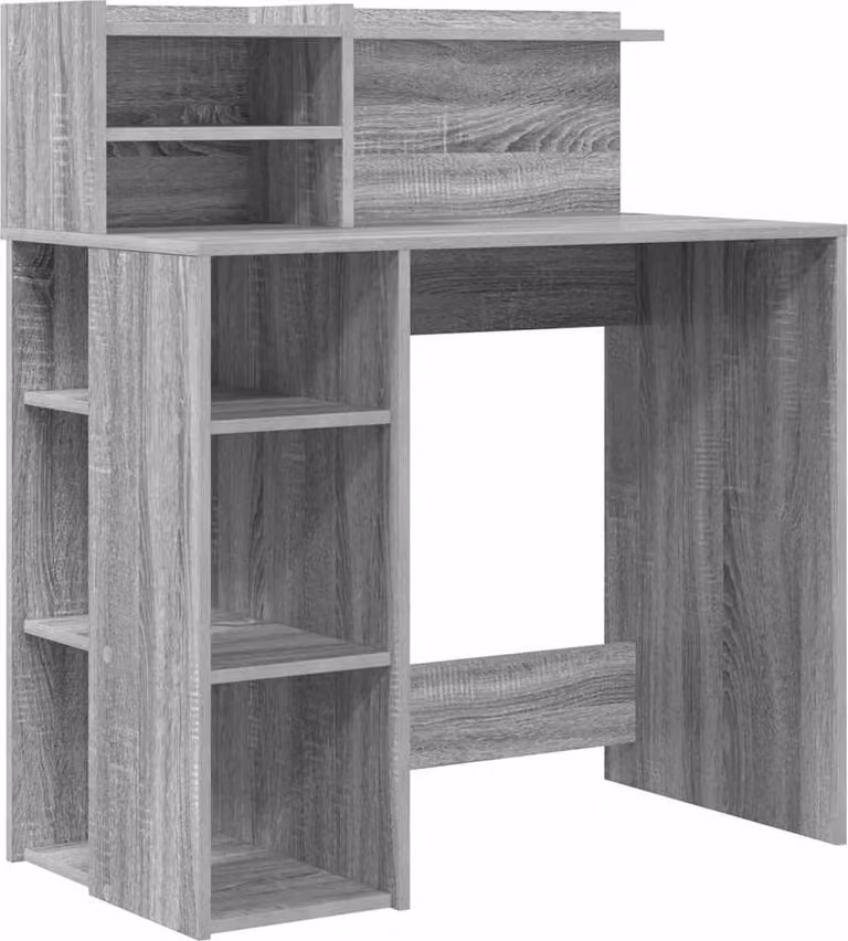 Scrivania Grigio Sonoma 90 x 48 x 101,5 cm Legno multistrato