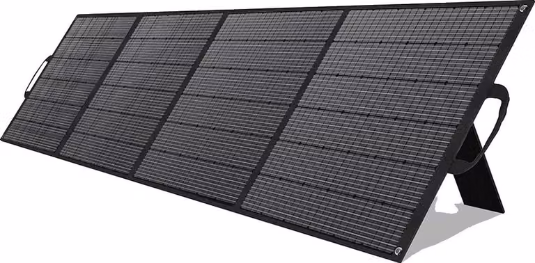 Pannello solare, alta efficienza, potenza di 400W, design regolabile, colore nero, modello TP400