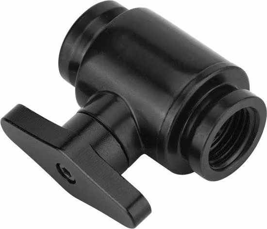 Valvola di raffreddamento ad acqua G1/4 filettatura interna, nera, per raffreddamento PC