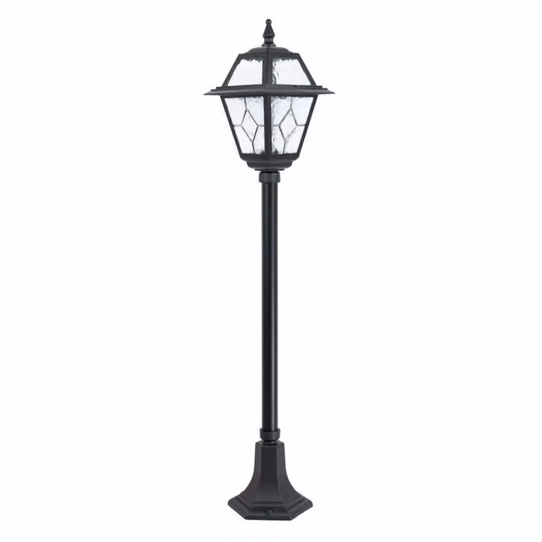 Lampada retrò da 110 cm per esterni 1xE27 nero IP43 SU-MA Witraż K 5002/2/N