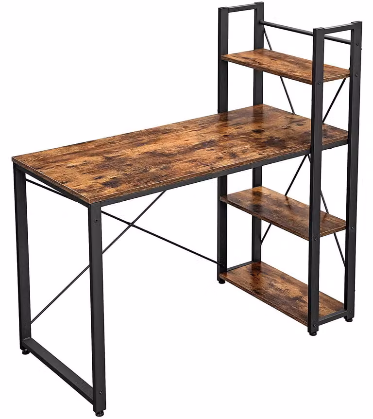 Scrivania industriale vintage, tavolo da lavoro, dimensioni 120 x 60 x 120 cm