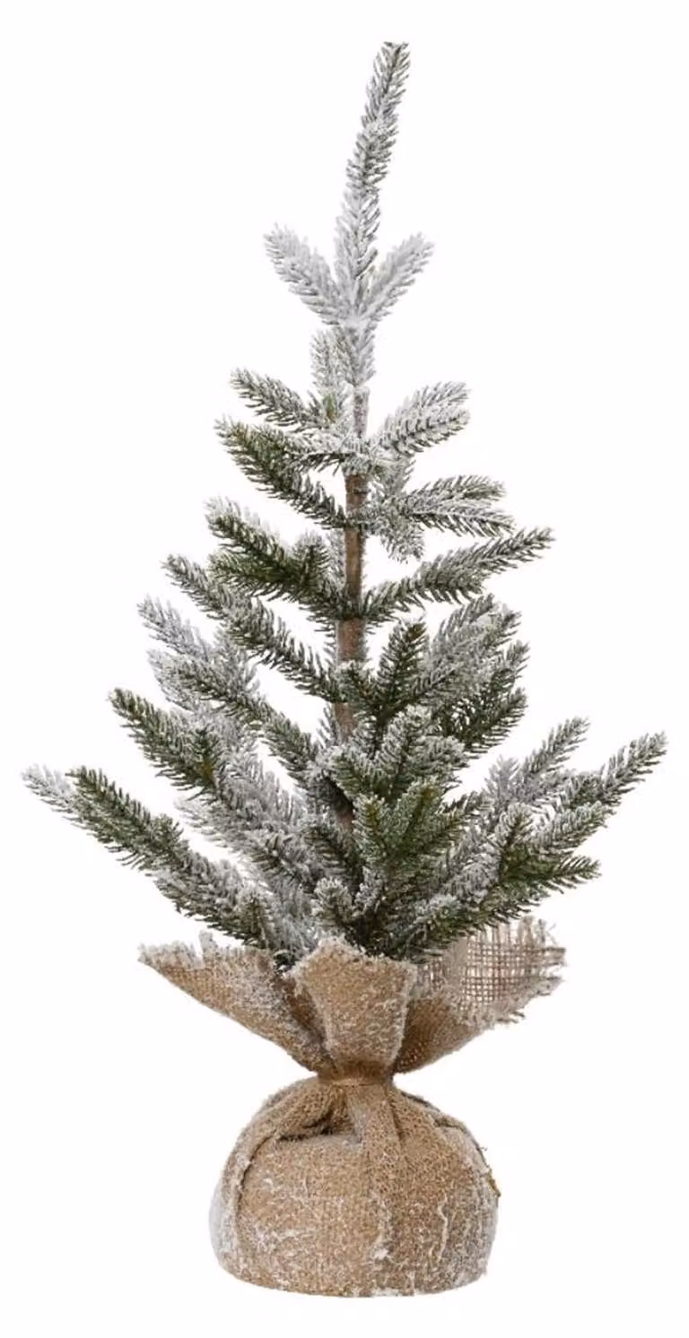 Albero di Natale artificiale con neve di Decoris ø30xh60cm