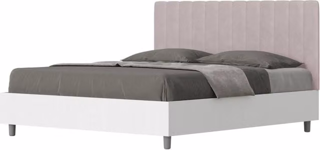 Letto Matrimoniale con Contenitore Kaia GIORDANOSHOP Viola L/P/H: 160 x 200 x 113 cm