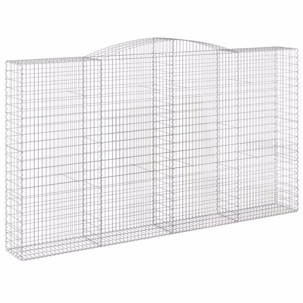 Cesto Gabbione ad Arco 400x50x220/240 cm Ferro Zincato