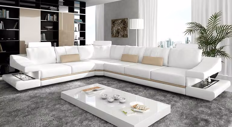 Ledersofa Ecksofa Couch Designer Polster Eckgarnitur Sofa Couchen Sofas Leder