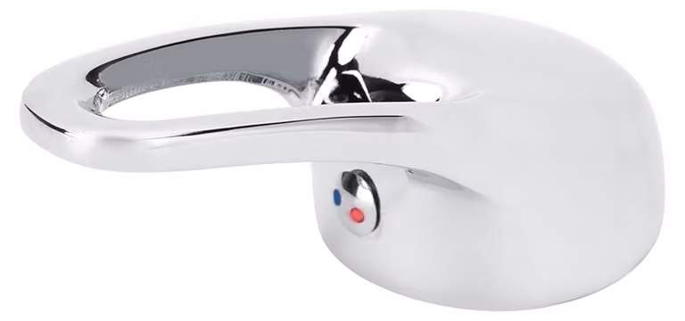 Solidchoice - Kit di manopole per rubinetto da cucina, compatibile con cartuccia da 30 mm (cromo)