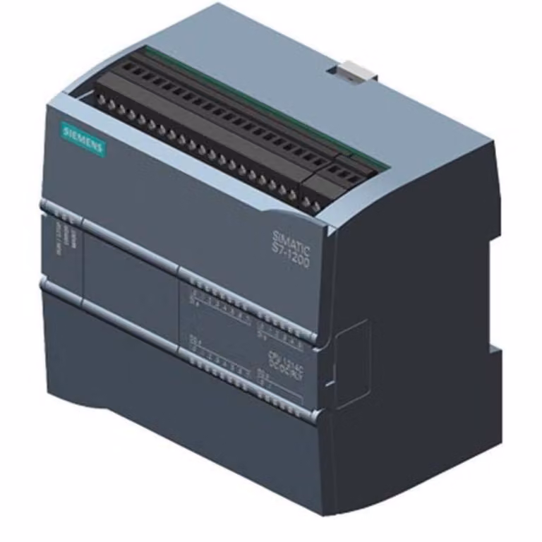 Siemens S7-1200 CPU 1214C SIMATIC S7-1200, 14 DI, 2 AI (0...10 VDC), 6 HS, 10 RO (6ES7214-1HG40-0XB0)