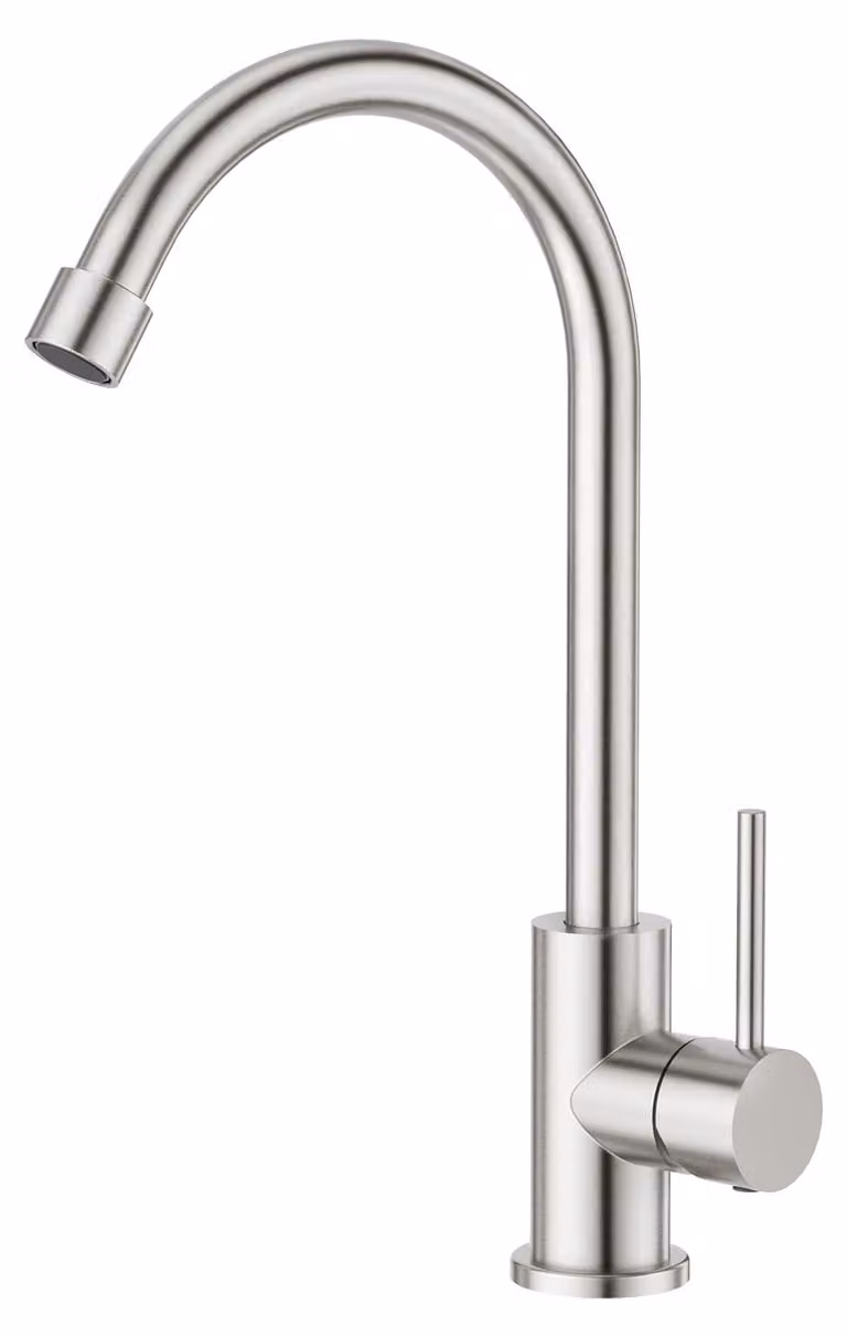 Solidchoice - Rubinetto per acqua fredda per cucina, con rotazione a 360°