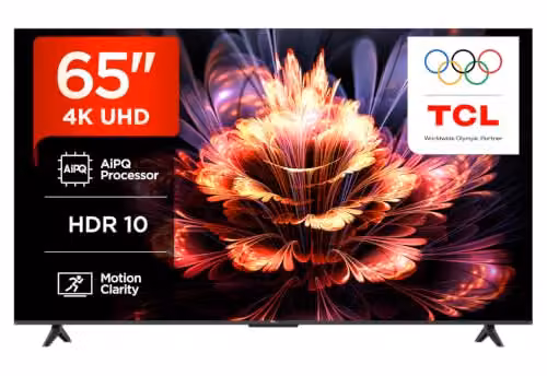 TCL QLED 65'' 65P69K smart tv 4K Ultra UHD, Dolby Audio, DVB-T2Hevc Main 10,Google Tv, 65 pollici, QLED 60HZ