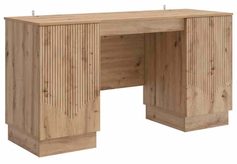 Scrivania con lo scaffale Rovere Artigianale 142,5 x 50 x 75 cm