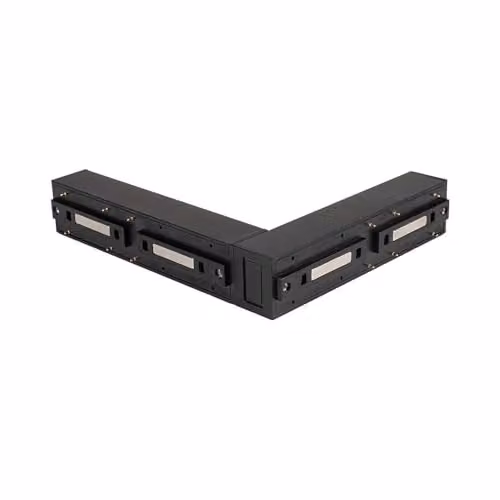 V-TAC Connettore a Forma di L per Binario Magnetico Colore Nero