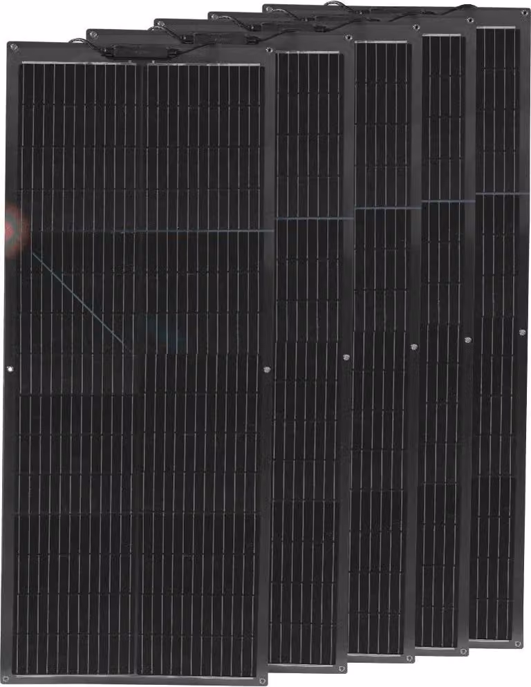 Kit di pannelli solari, design efficiente monocristallino, installazione versatile, 5pcs 100w