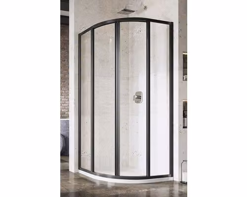 Cabina doccia RAVAK SKCP4-80 195 doppia porta nero+trasparente 3114O302Z1