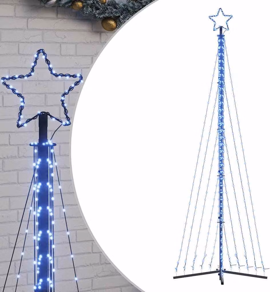 Albero di Natale a LED 495 LED Blu 300,5 cm
