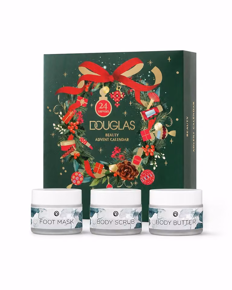 Calendario dell'Avvento Douglas Collection Beauty 2026 con 3 prodotti extra per la cura del corpo